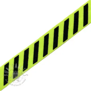 Reunustuskuminauha STRIPE 20 mm lime