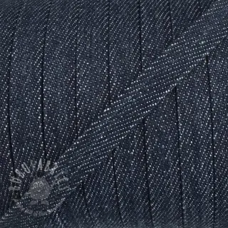 Puuvillanyöri litteä 10 mm Denim navy