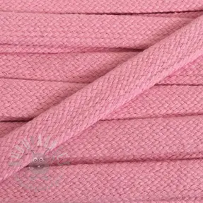 Puuvillanyöri litteä 15 mm pink