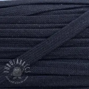 Puuvillanyöri litteä 15 mm dark blue