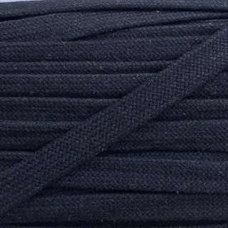 Bavlnená šnúra plochá 15 mm dark blue