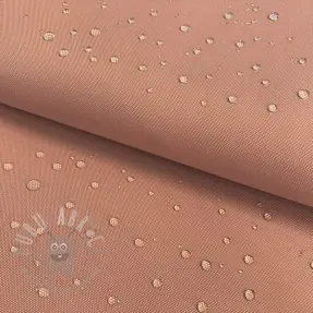 Tuulipukukangas vedenhylkivällä käsittelyllä old blush