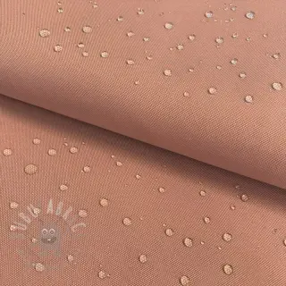 Tuulipukukangas vedenhylkivällä käsittelyllä old blush