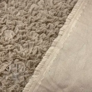 Tekoturkis Curly beige