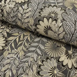 Sisustuskangas jacquard Boho leaves