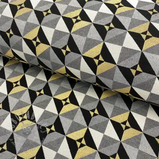 Sisustuskangas jacquard Diamond cube luxury