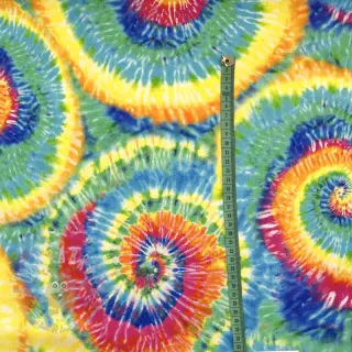 Sisustuskangas premium Luxe rainbow swirl digital print