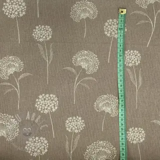 Sisustuskangas Linenlook Elegant dandelion taupe