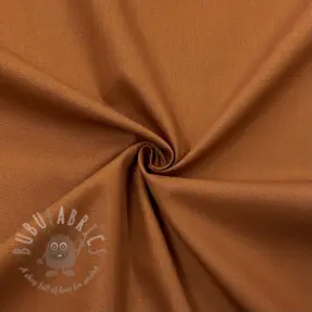 Puuvillapopliini dark cognac