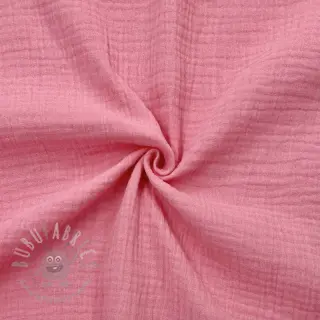 Kaksinkertainen harsokangas/musliini pink ORGANIC