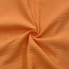 Dvojitá gázovina/mušelín orange ORGANIC