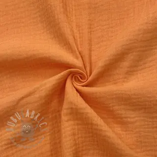 Kaksinkertainen harsokangas/musliini orange ORGANIC