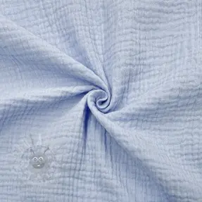 Kaksinkertainen harsokangas/musliini blue heaven