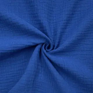 Dvojitá gázovina/mušelín cobalt ORGANIC