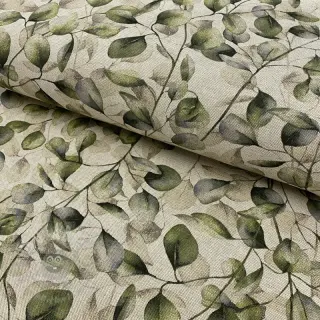 Sisustuskangas Linenlook Poplar leaves
