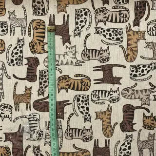 Sisustuskangas Linenlook Cat wildlife art