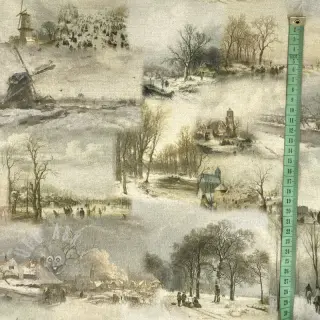 Sisustuskangas Winter landscape digital print