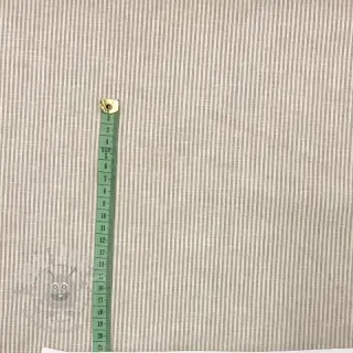 Pellava puuvillalla Lira medium stripe beige