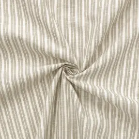 Ľan s bavlnou Lira big stripe beige