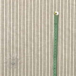 Pellava puuvillalla Lira big stripe beige
