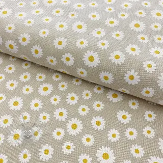 Sisustuskangas Linenlook Daisy sweet garden