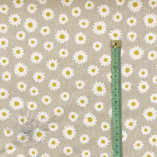 Sisustuskangas Linenlook Daisy sweet garden