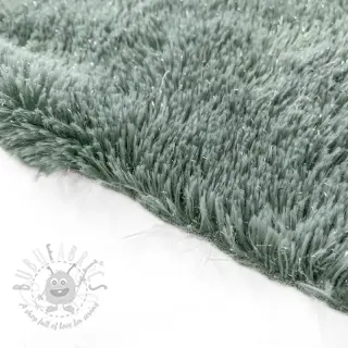 Tekoturkis LUREX SILVER old green