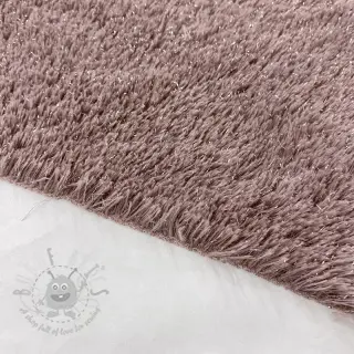 Tekoturkis LUREX SILVER old blush