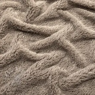 Tekoturkis LUREX SILVER taupe