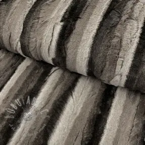 Tekoturkis Stripe dark brown