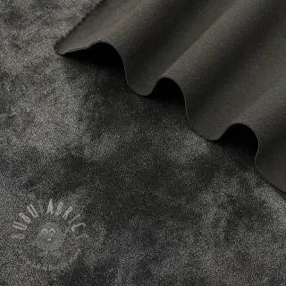 Vaatetuksen tekonahka FOIL black