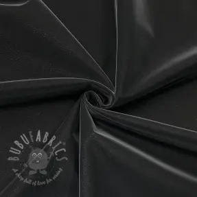 Vaatetuksen tekonahka STRETCH black