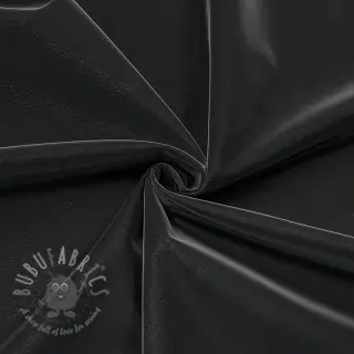 Vaatetuksen tekonahka STRETCH black