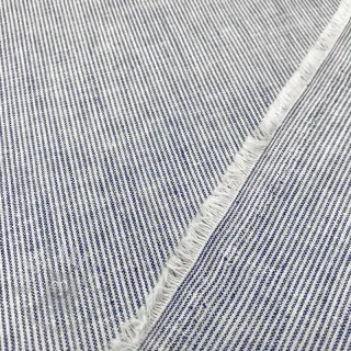 Pellava puuvillalla Lira mini stripe jeans