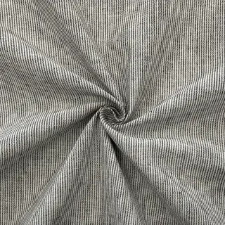 Ľan s bavlnou Lira mini stripe black