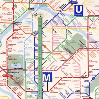Sisustuskangas premium Subway underground