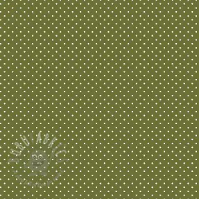 Puuvillakangas Petit dots green
