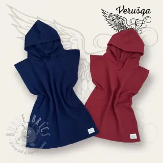 Kaksinkertainen harsokangas/musliini bordeaux