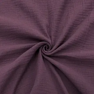 Dvojitá gázovina/mušelín aubergine
