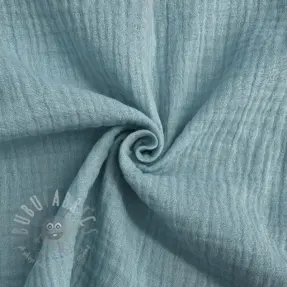 Kaksinkertainen harsokangas/musliini teal