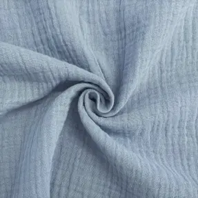 Dvojitá gázovina/mušelín blue