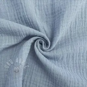 Kaksinkertainen harsokangas/musliini blue
