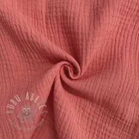 Kaksinkertainen harsokangas/musliini coral