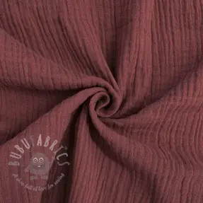 Kaksinkertainen harsokangas/musliini rouge ORGANIC