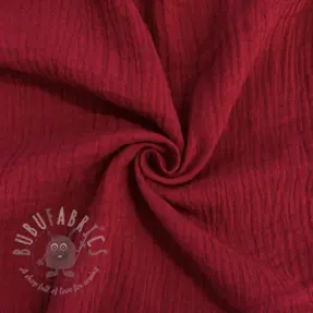 Kaksinkertainen harsokangas/musliini red ORGANIC