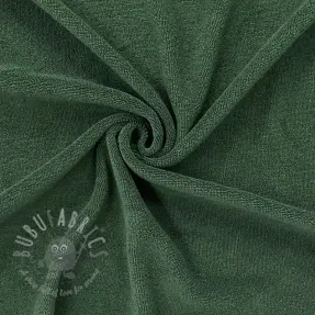 Joustava froteekangas dark green
