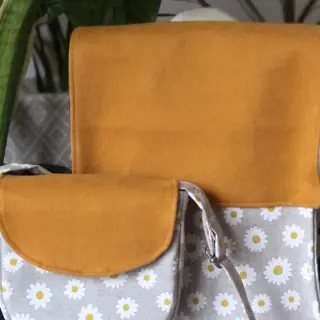 Sisustuskangas Linenlook Daisy sweet garden