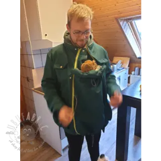 Tuulipukukangas vedenhylkivällä käsittelyllä green