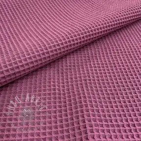 Puuvilla vohvelisidoksella mauve