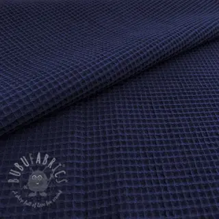 Puuvilla vohvelisidoksella navy